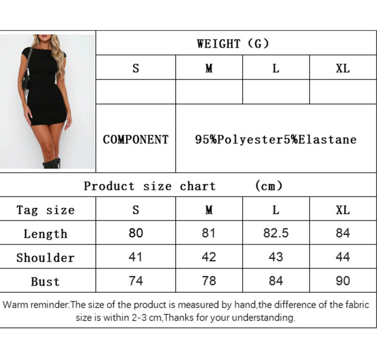 Black Backless Dress