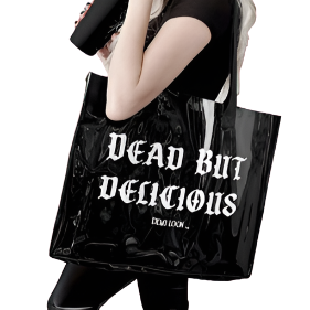 Dead but delicious tote bag